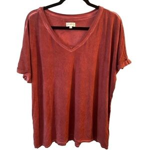 Wonderly Rust Short Sleeve Tee
